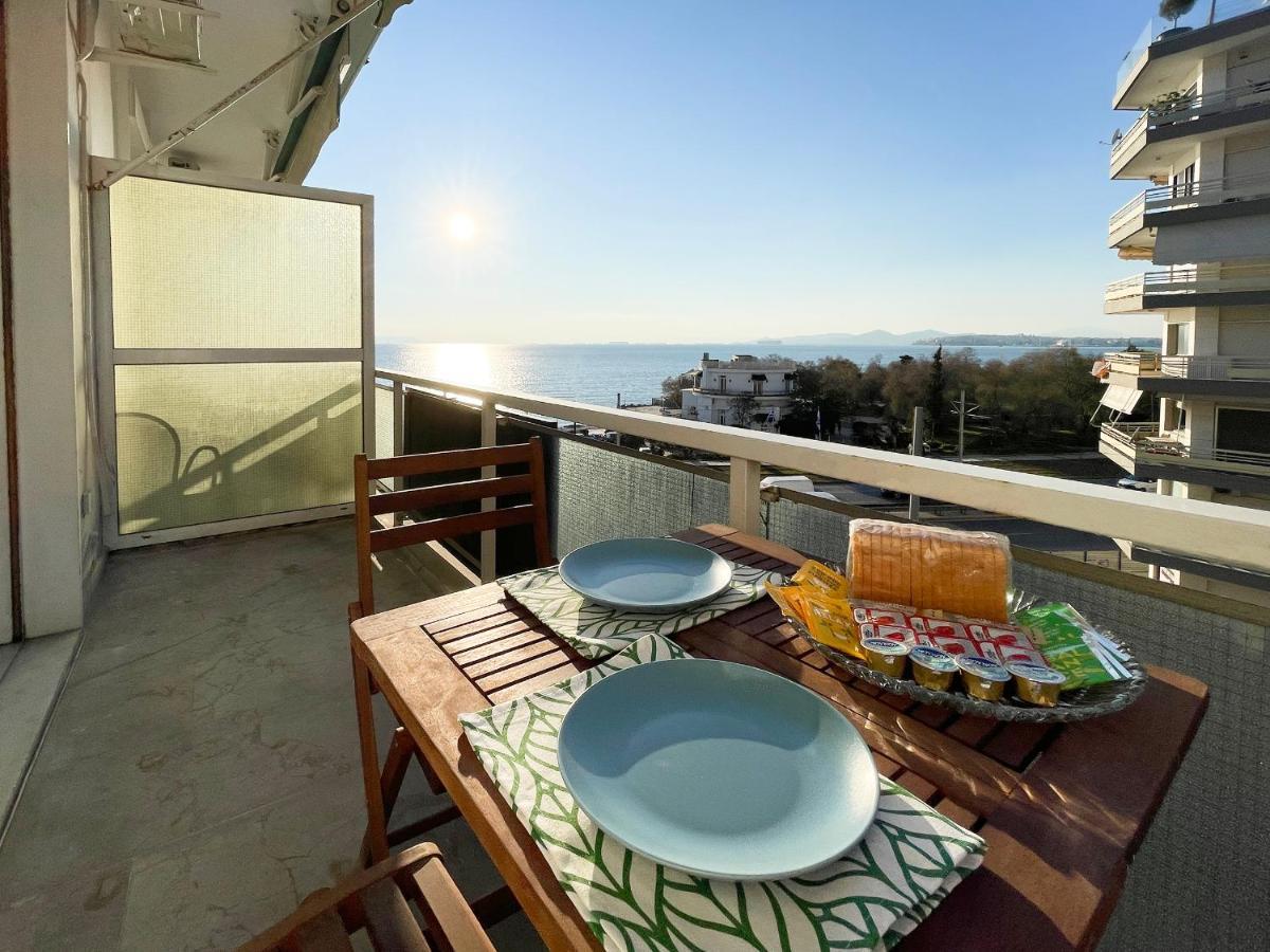アテネEolou Sea View 60Sqm Apt In Paleo Faliroアパートメント エクステリア 写真